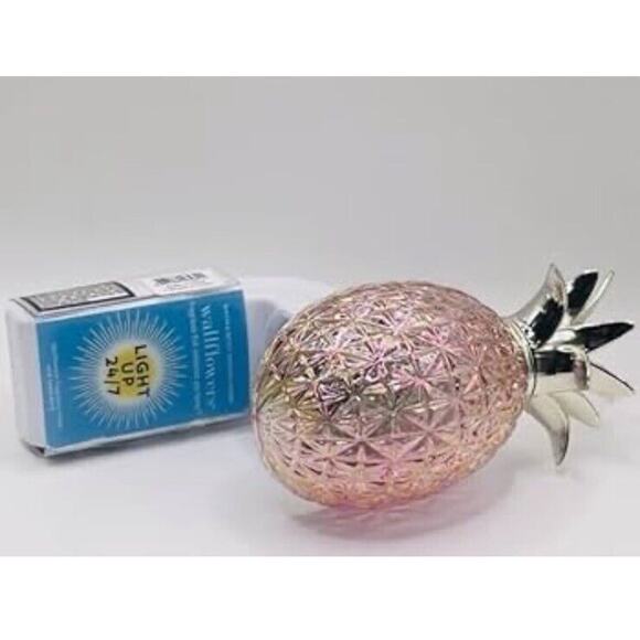 Bath & Body Works PINEAPPLE Fiber Optic Nightlight Wallflowers Fragrance Plug In - Picture 1 of 2